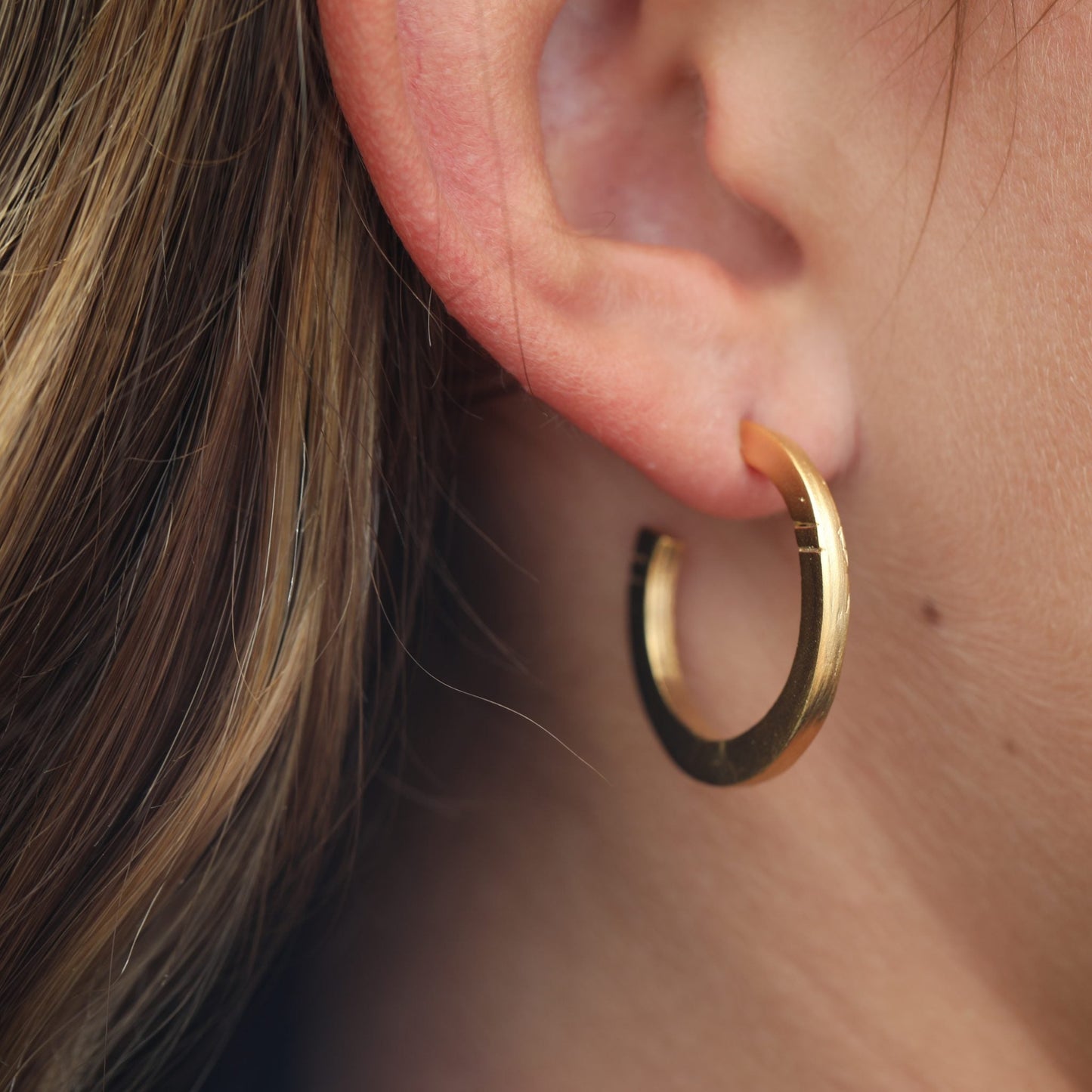 Elan Small or Large Hoop Earrings